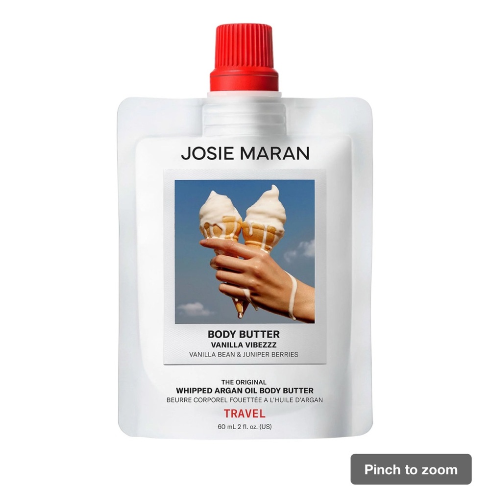 Josie Maran Vanilla Vibezz Body Butter - travel size